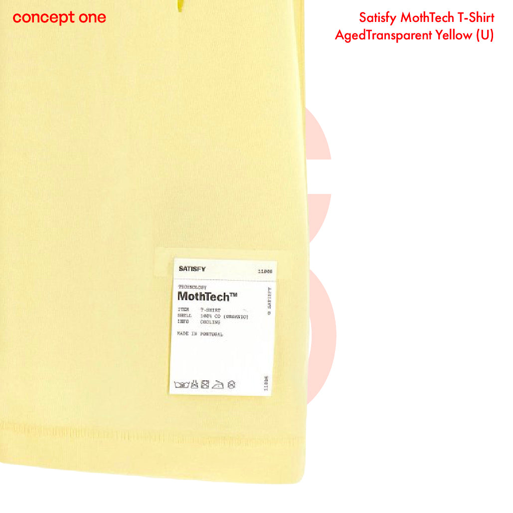 Satisfy MothTech T-Shirt Aged Transparent Yellow (U)