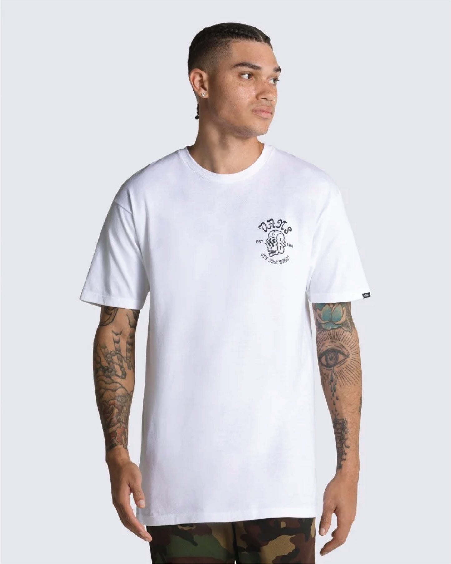 VANS SHAKEN SKULL Shirt VN00003GWHT