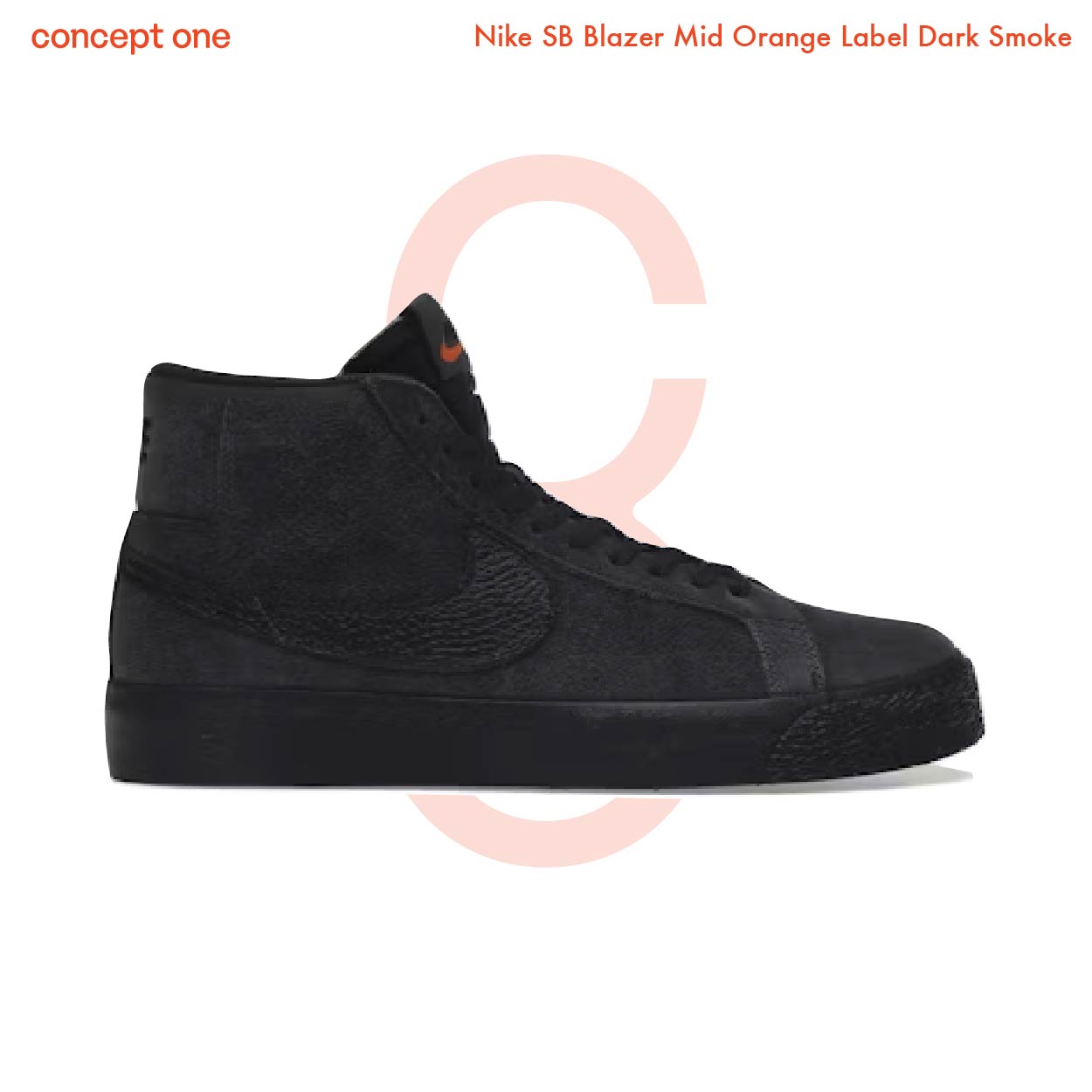 Nike SB Blazer Mid Orange Label Dark Smoke (DB3027-001)