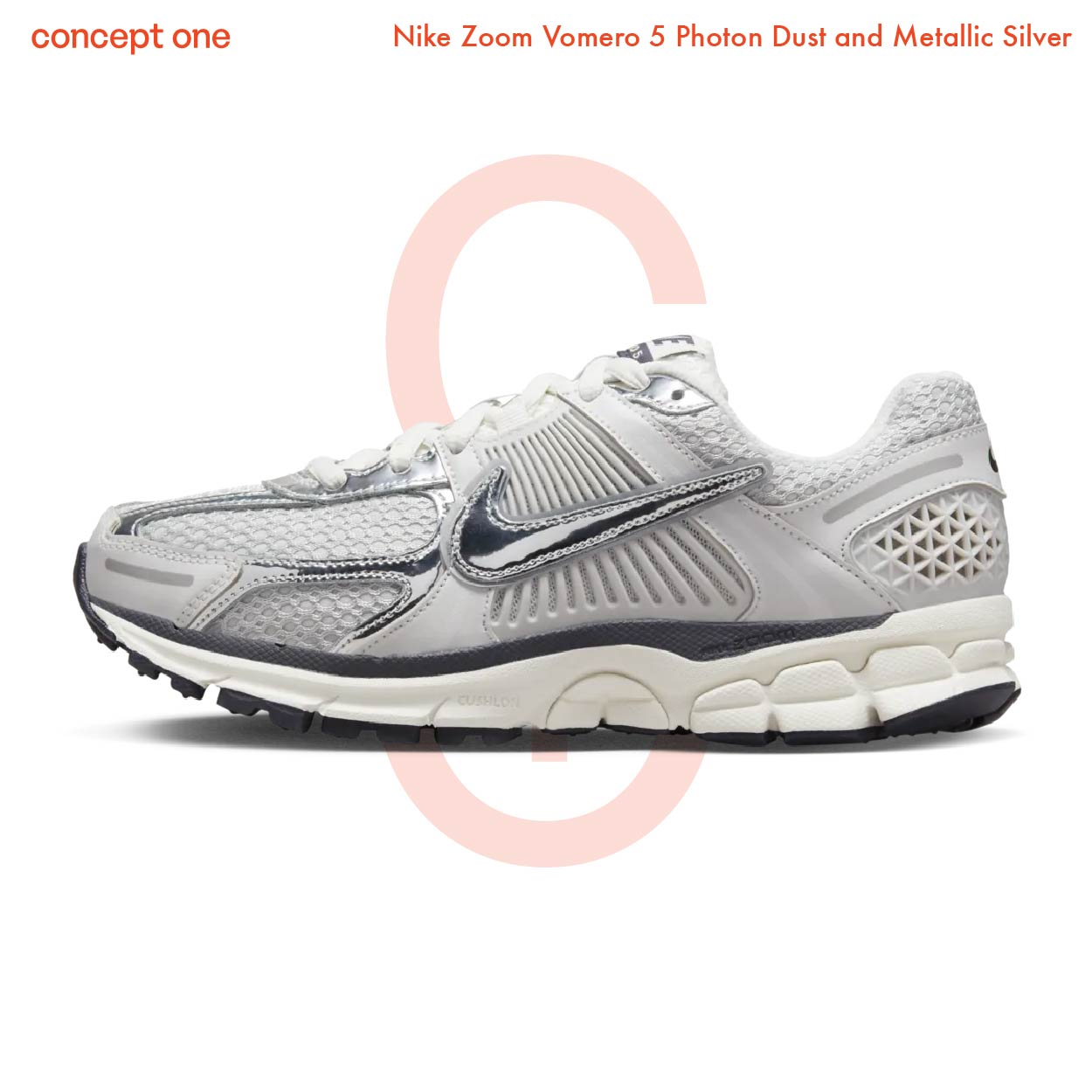 Nike Zoom Vomero 5 Photon Dust and Metallic Silver (W)