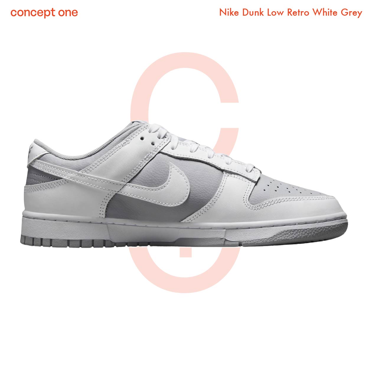 Nike Dunk Low Retro White Grey (M)