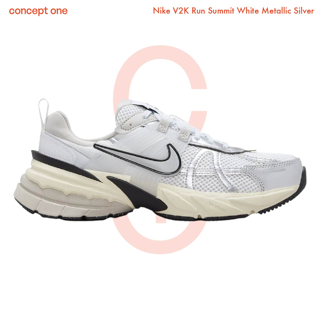 Nike V2K Run Summit White Metallic Silver (W)