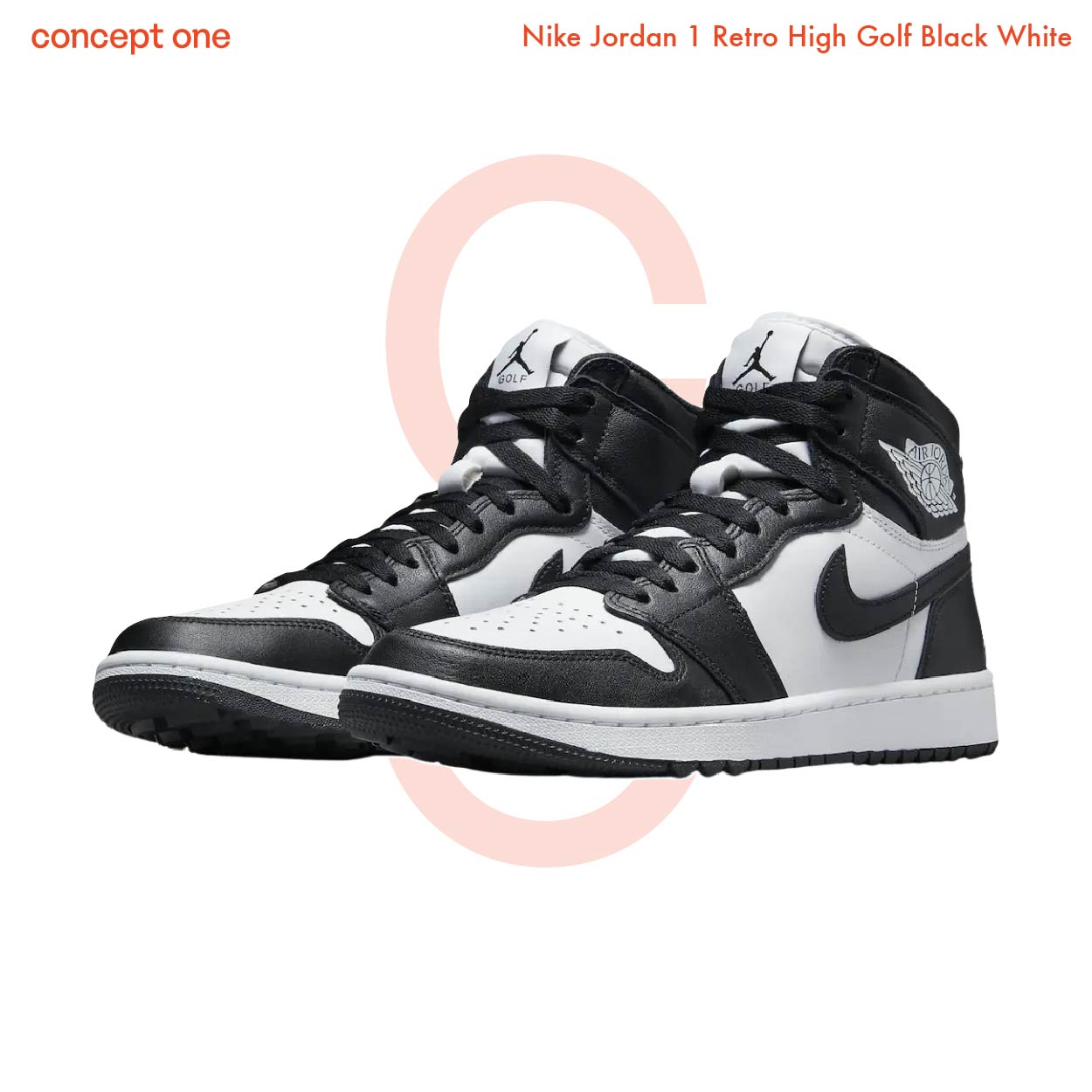 Nike Jordan 1 Retro High Golf Black White (M)