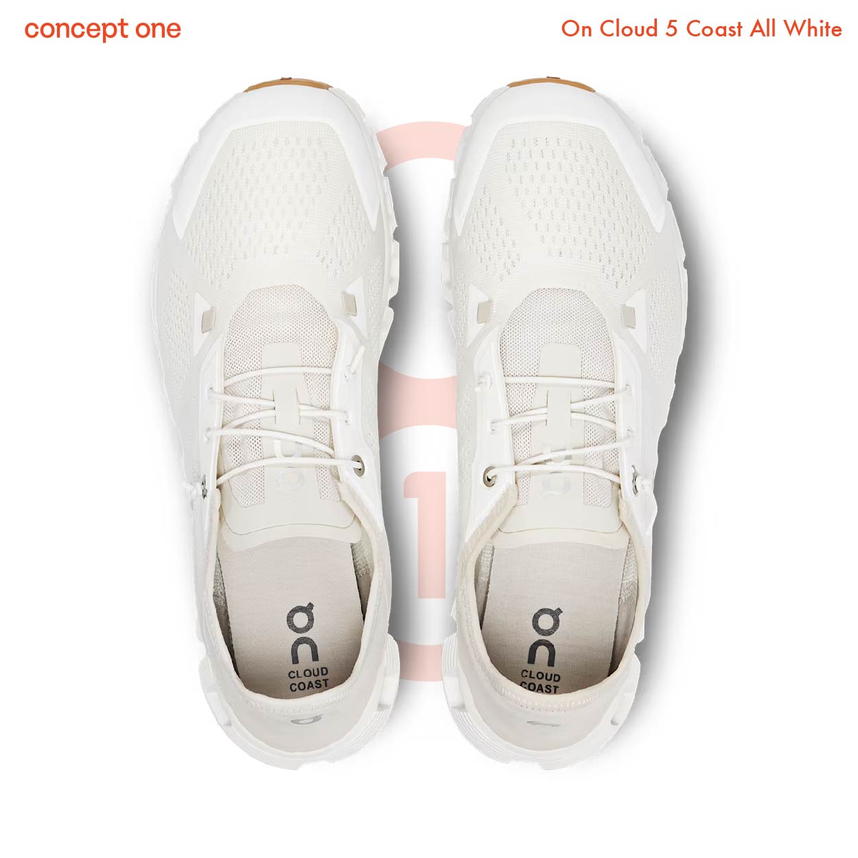 On Cloud 5 Coast All White 3WD10540108 (W)