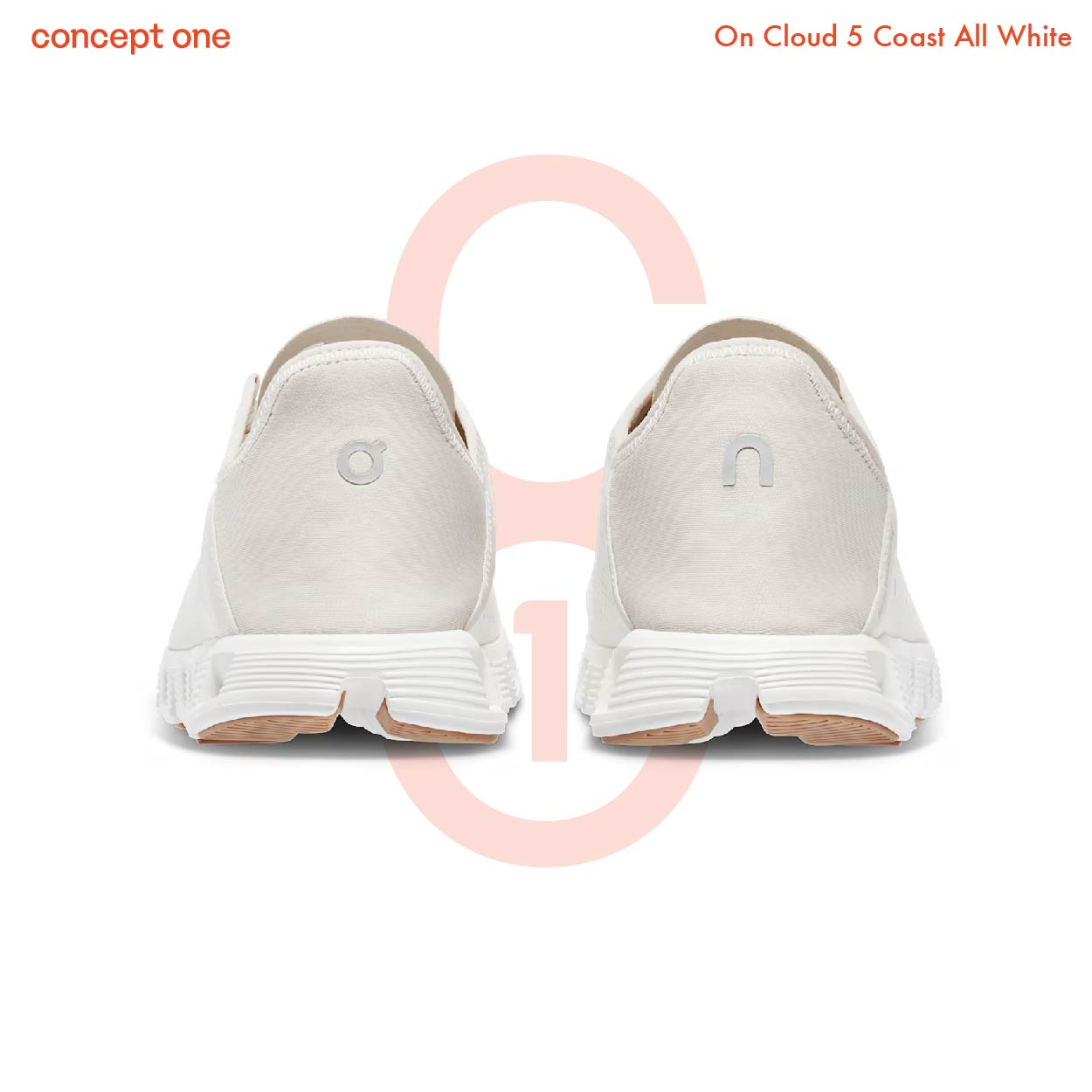 On Cloud 5 Coast All White 3WD10540108 (W)