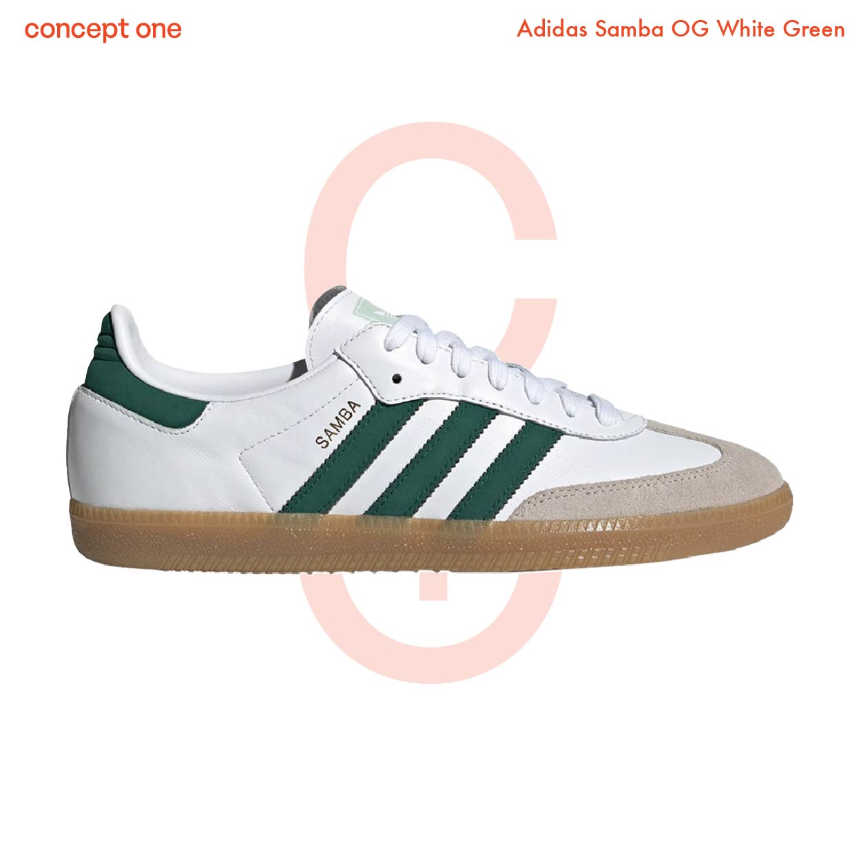 Adidas Samba OG White Green (M)