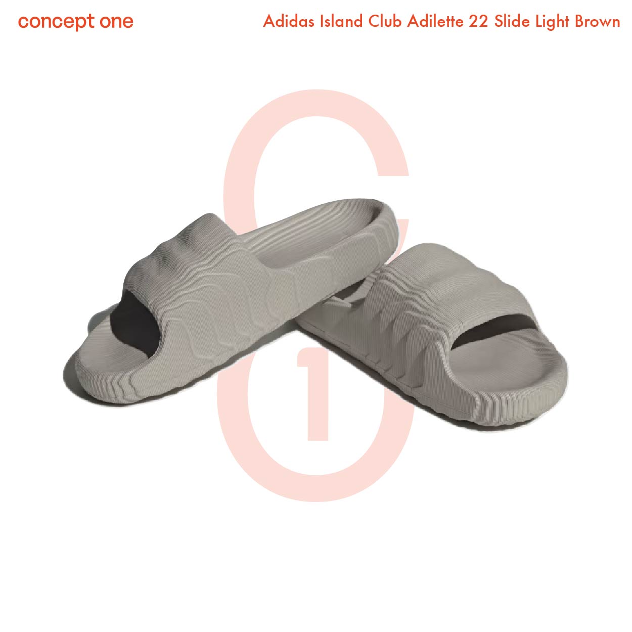 Adidas Island Club Adilette 22 Slide Light Brown (M)