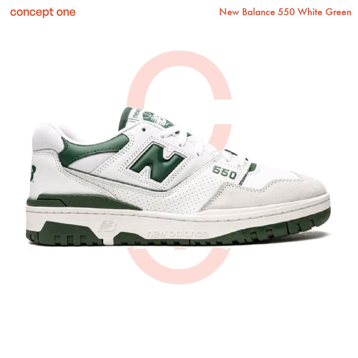 New Balance 550 White Green (M)
