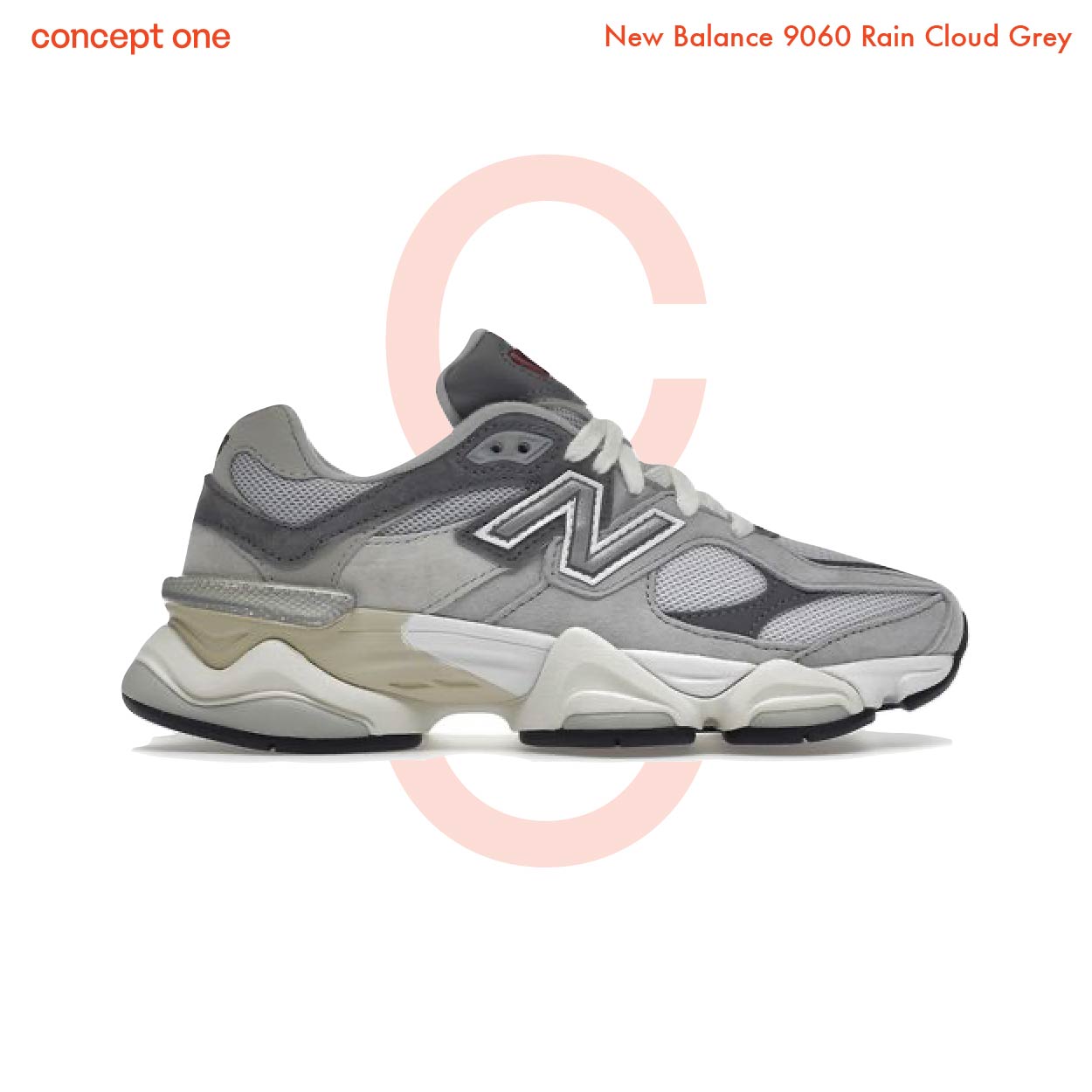 New Balance 9060 Rain Cloud Grey