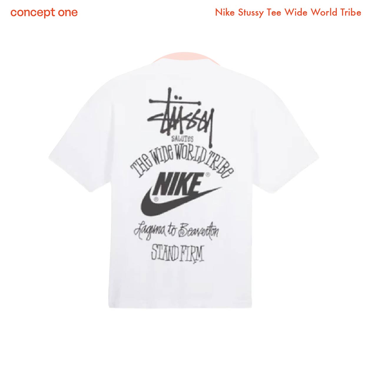 Nike Stussy Tee Wide World Tribe