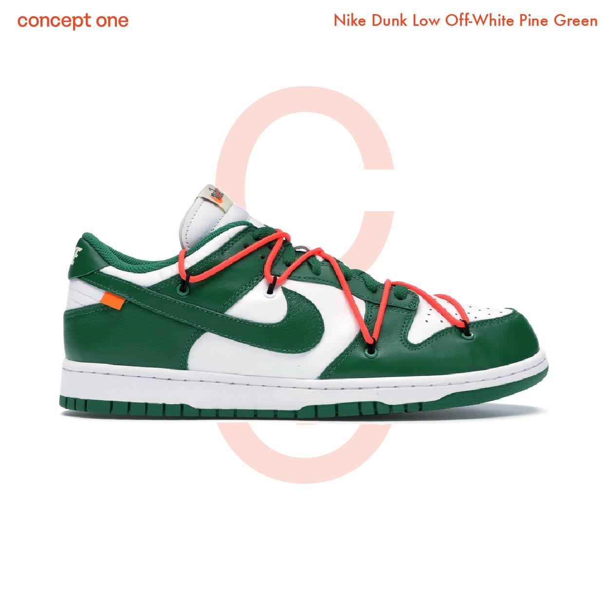 Nike Dunk Low Off-White Pine Green (M)