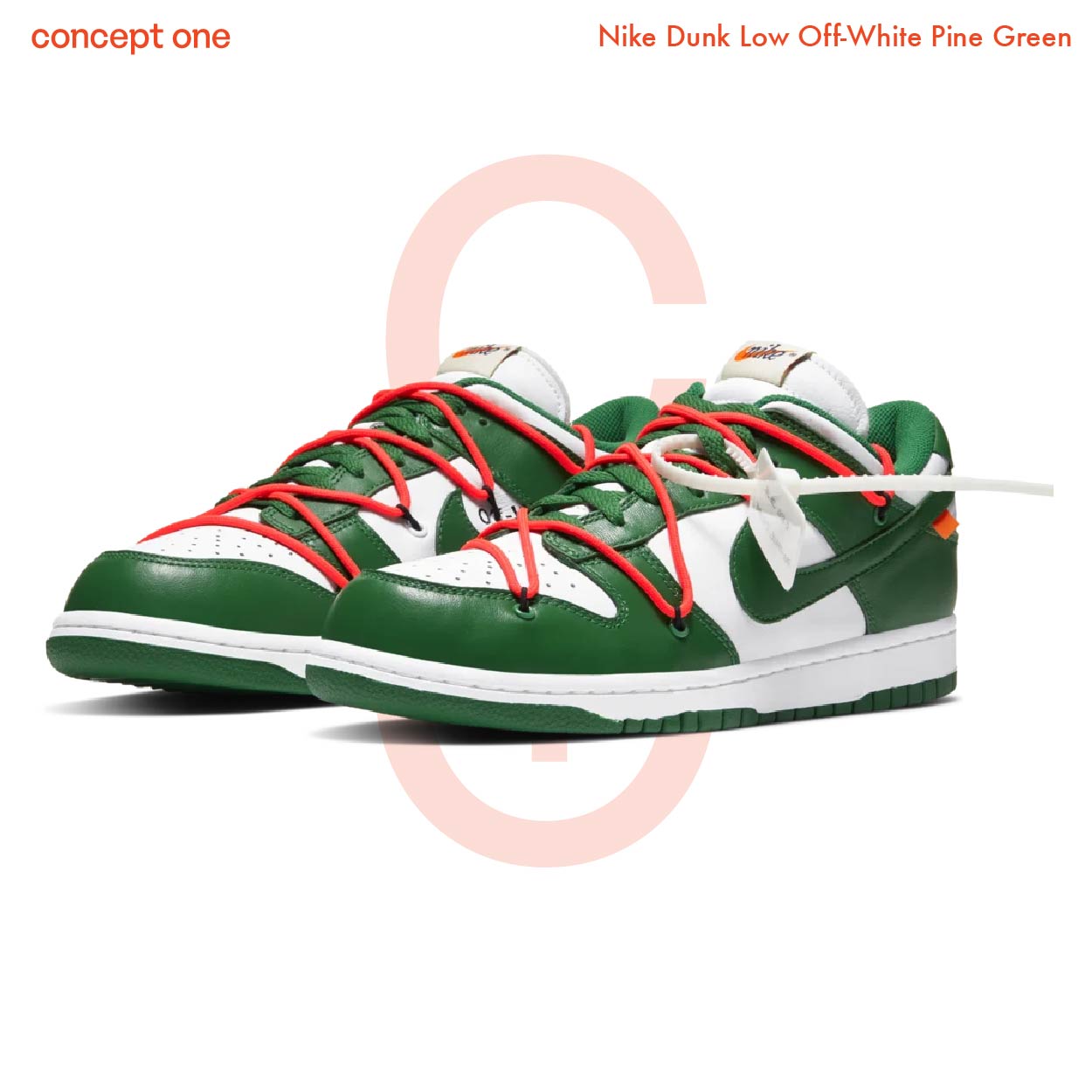 Nike Dunk Low Off-White Pine Green (M)