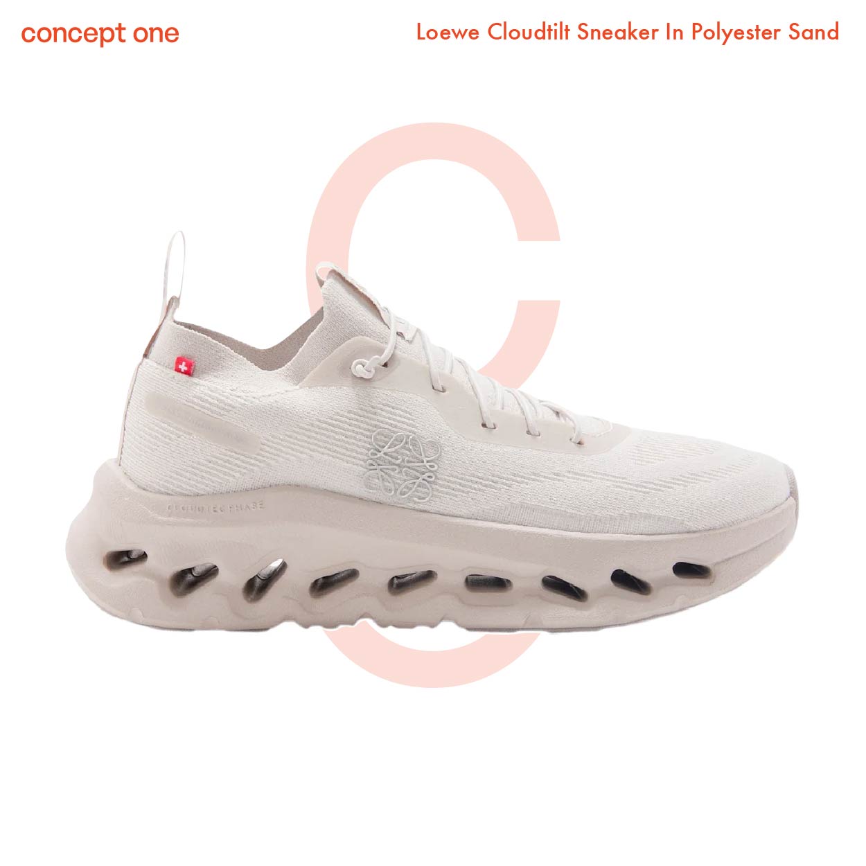 Loewe Cloudtilt Sneaker In Polyester Sand L929282X152150 (W)