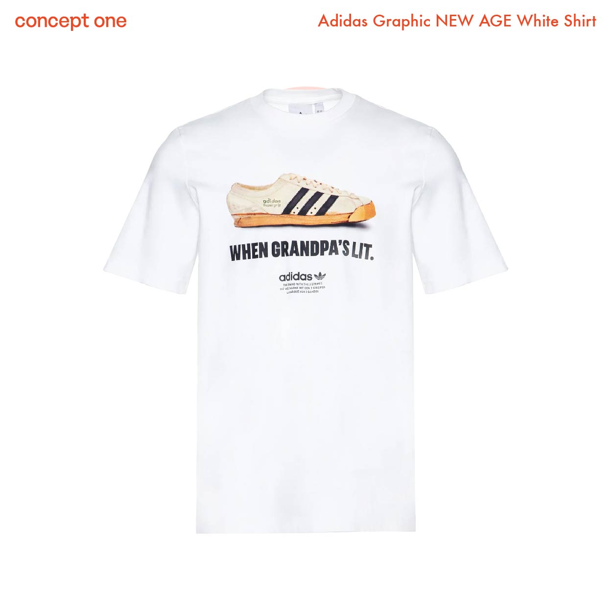 Adidas Graphic NEW AGE White Shirt
