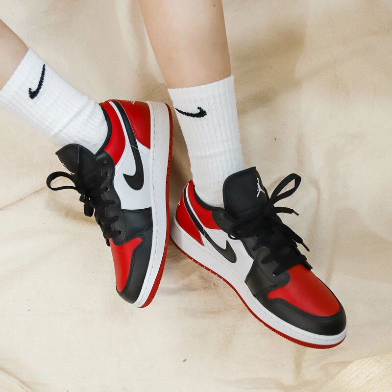 Nike Jordan 1 Low Bred Toe (GS)