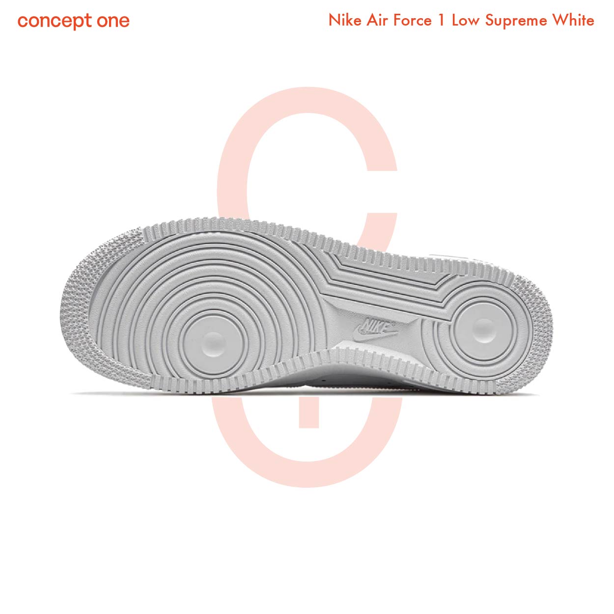 Nike Air Force 1 Low Supreme White (M)