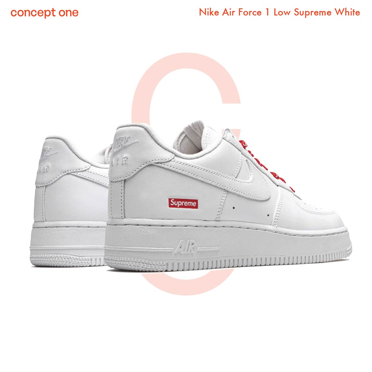 Nike Air Force 1 Low Supreme White (M)