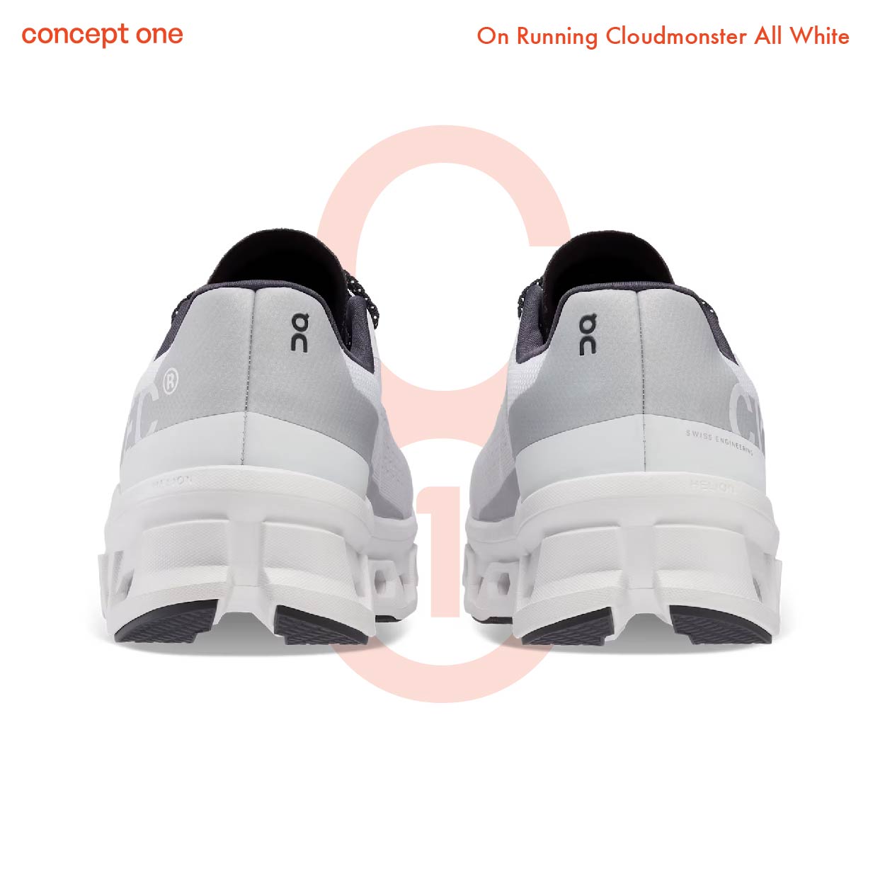 On Running Cloudmonster White Black 6198433 (W)