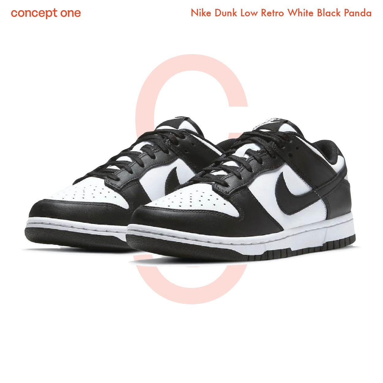 Nike Dunk Low Retro White Black Panda (2021) (M)