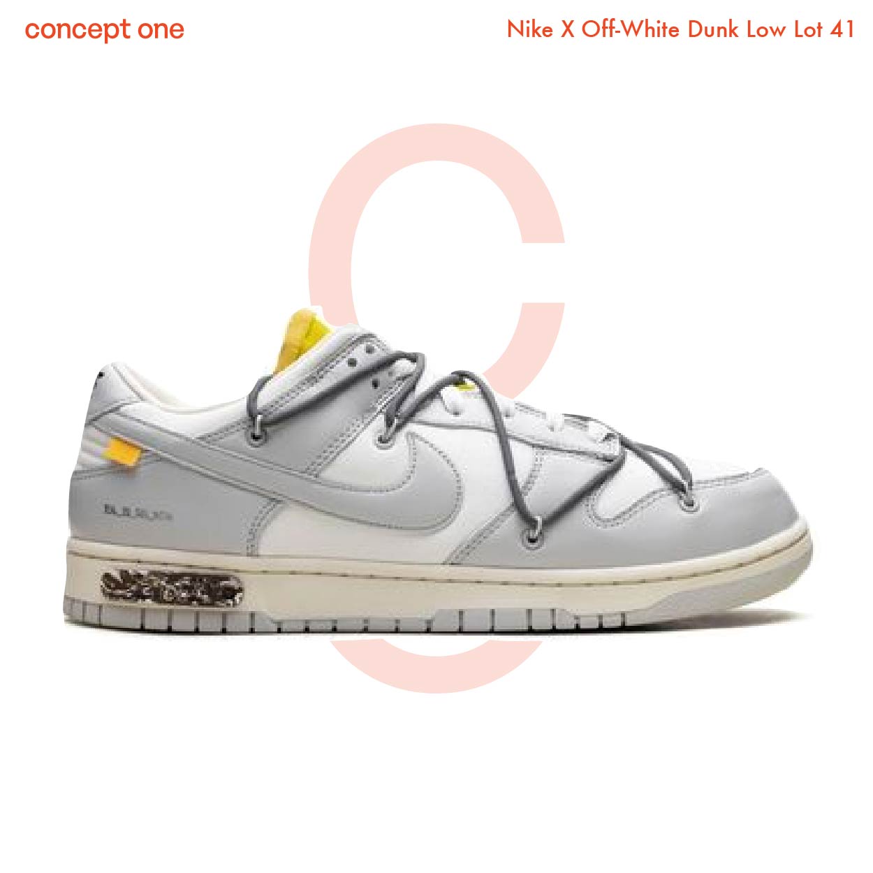 Nike X Off-White Dunk Low Lot 41 (M)