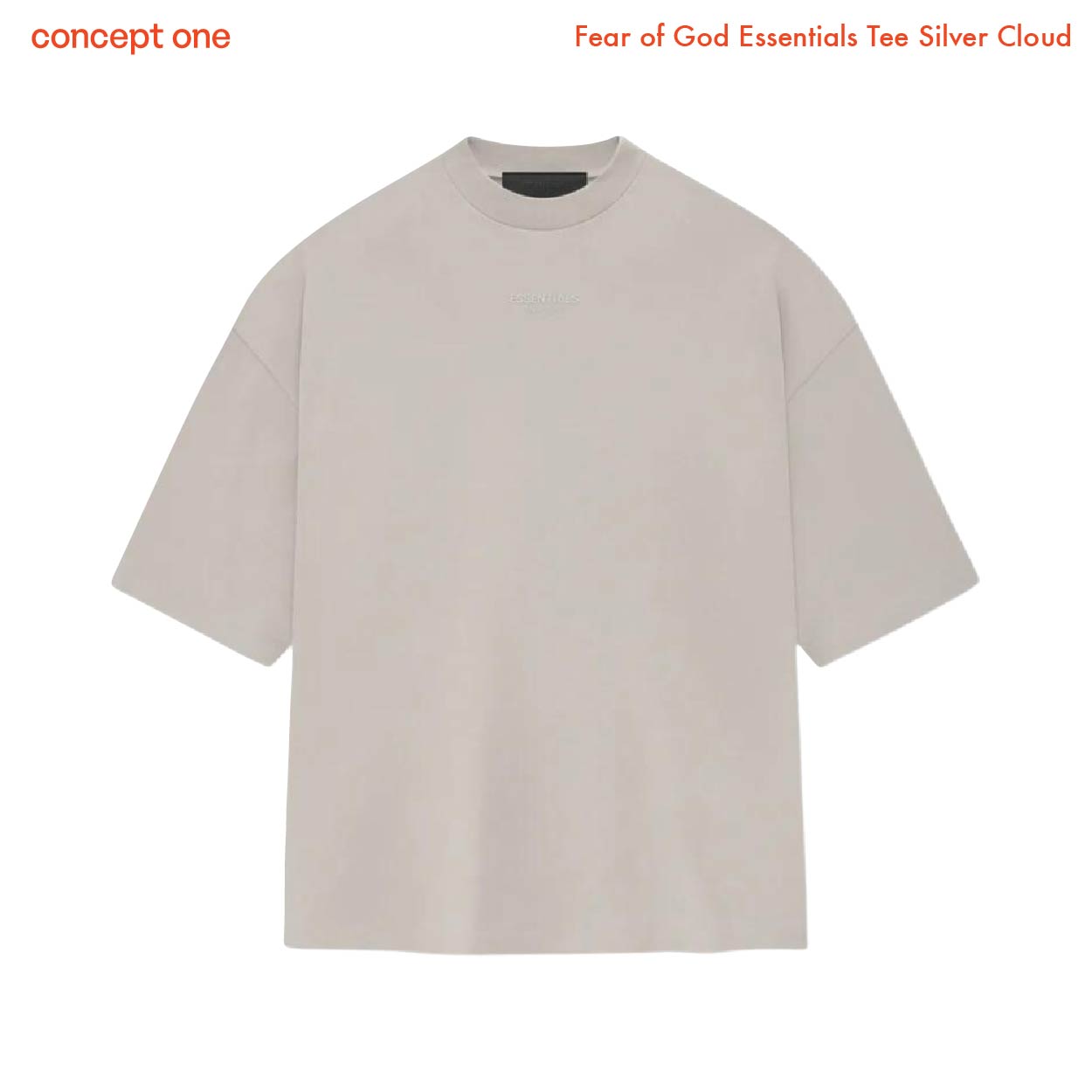 Fear of God Essentials Tee Silver Cloud (FW23)