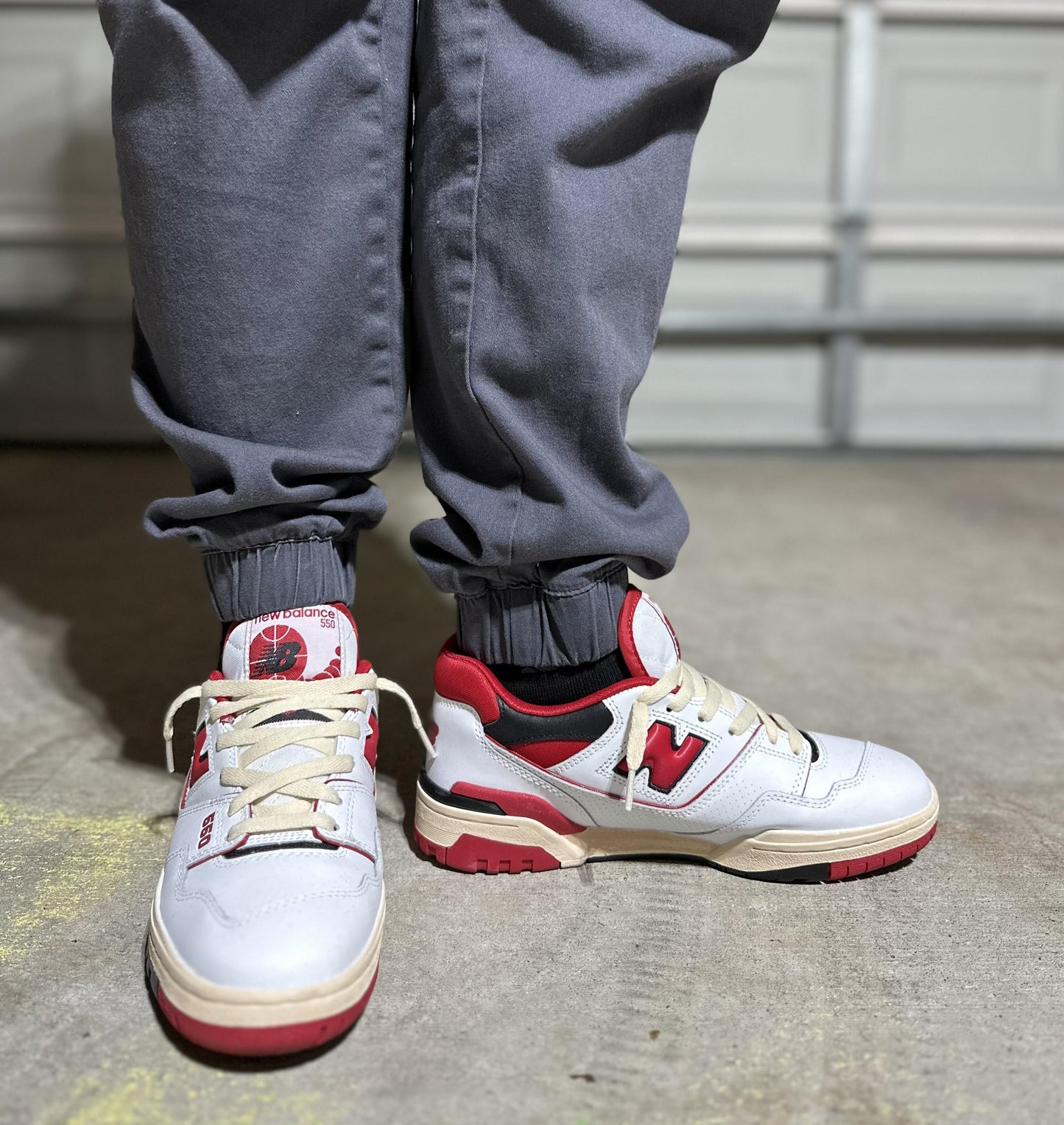 New Balance 550 White Red (M)