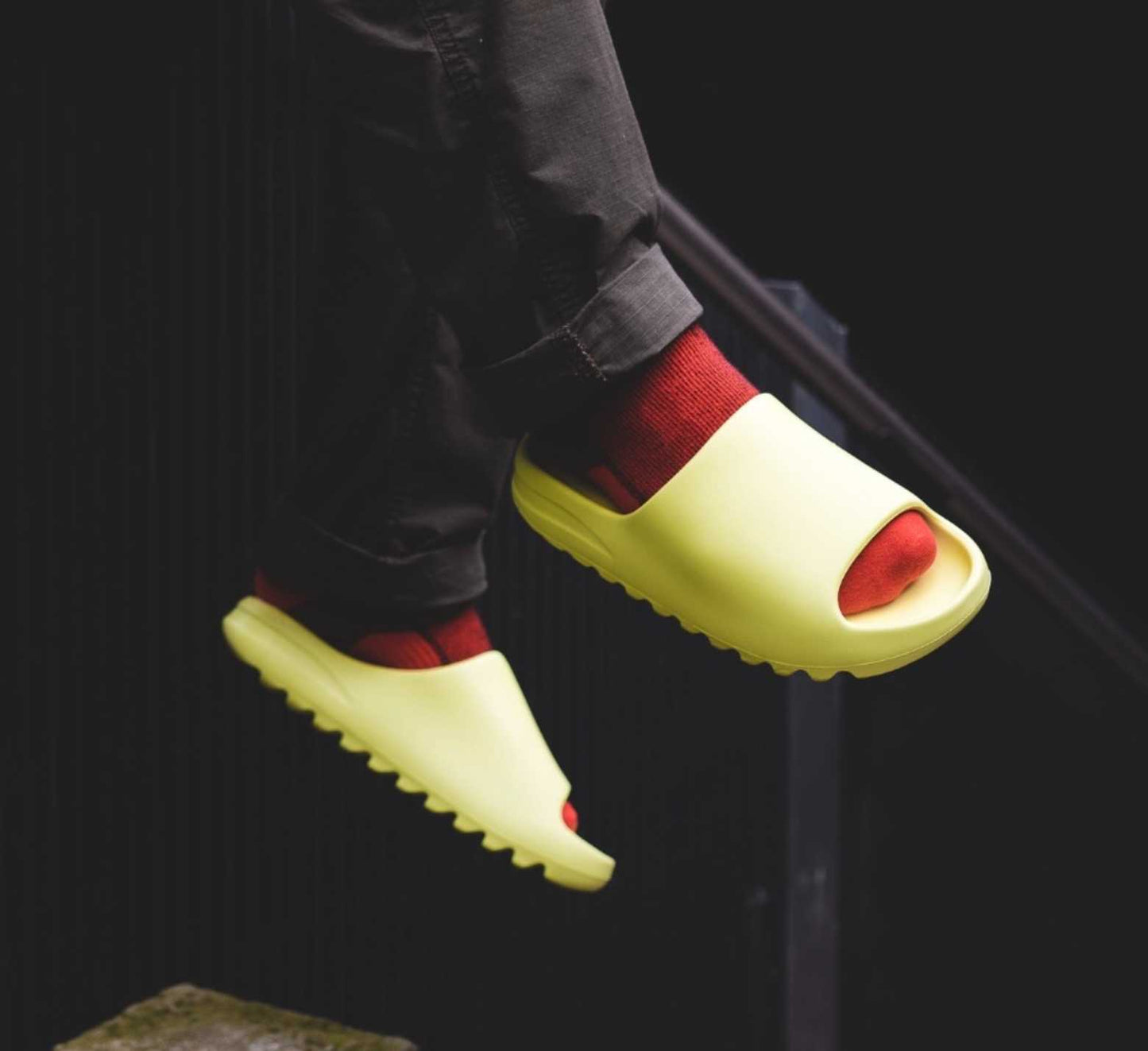 Adidas Yeezy Slide Glow Green (2022) (M)