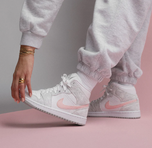 Nike Jordan 1 Mid SE Light Iron Ore (W)