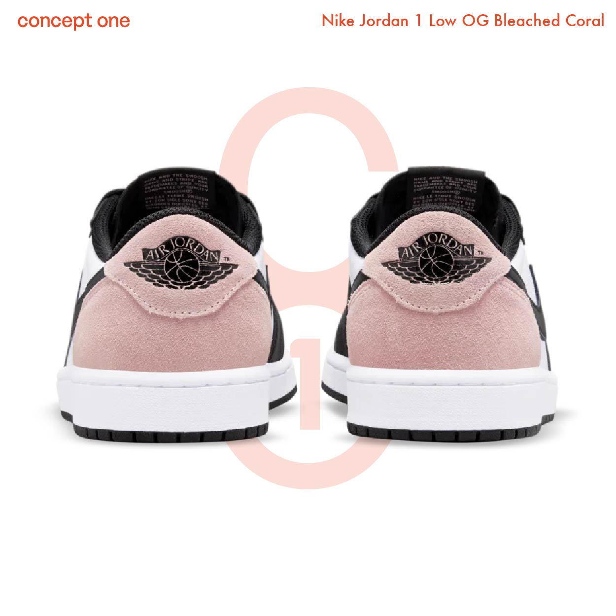 Nike Jordan 1 Low OG Bleached Coral (M)