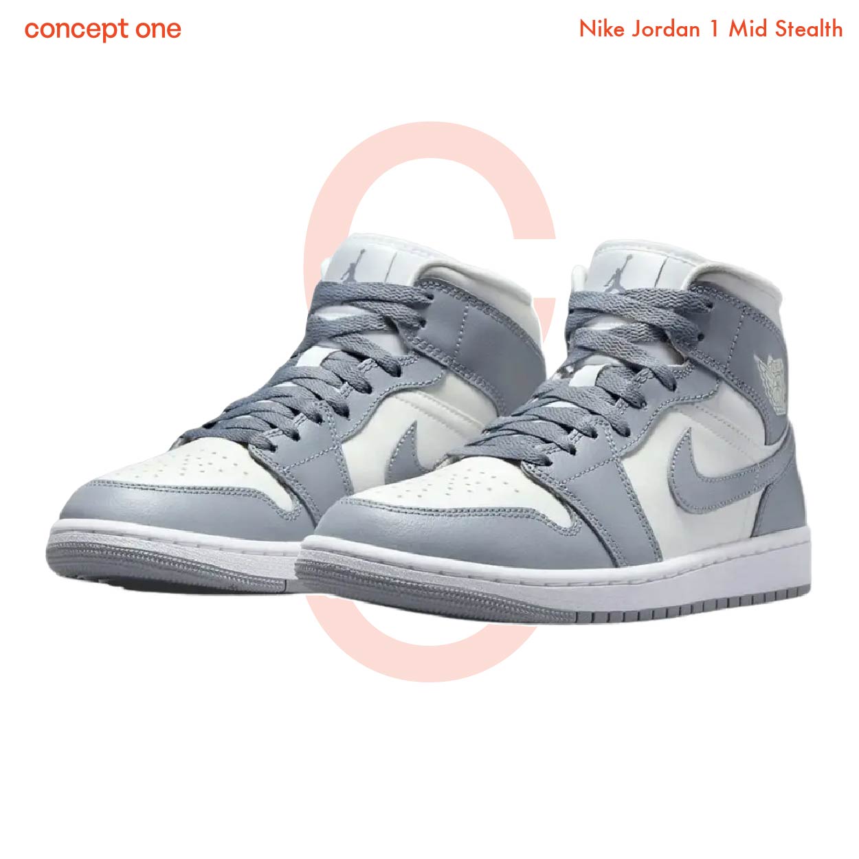 Nike Jordan 1 Mid Stealth (W)