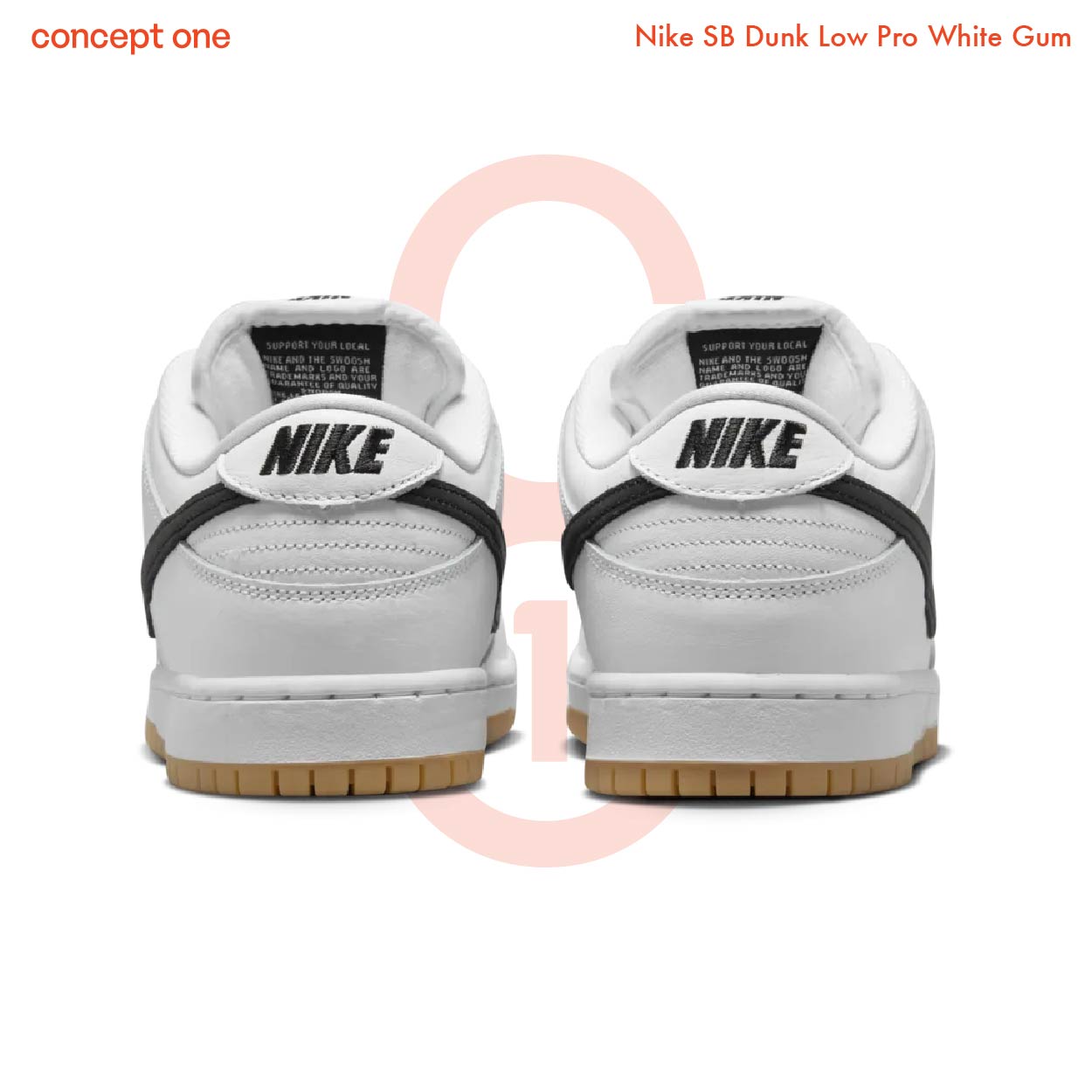 Nike SB Dunk Low Pro White Gum (M)