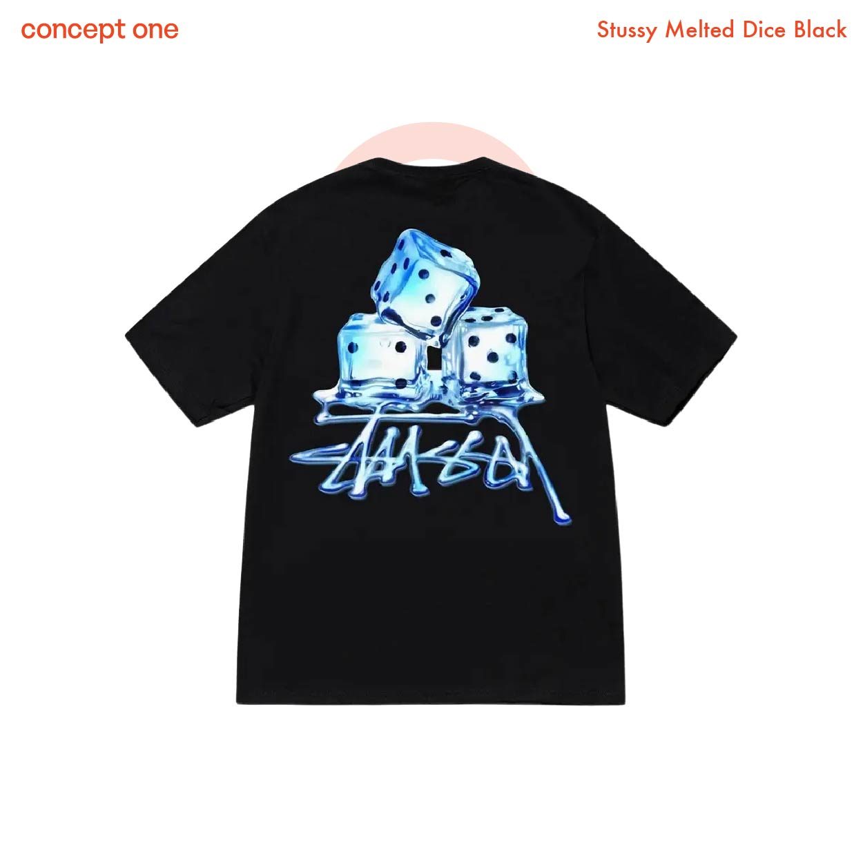 Stussy Melted Dice Black