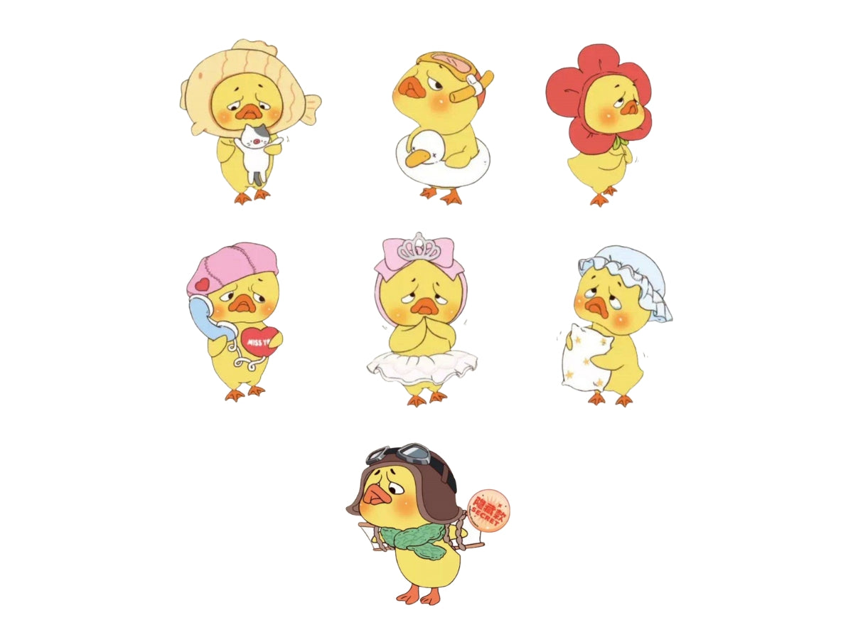 Upset Duck Act Cute Duck V.2