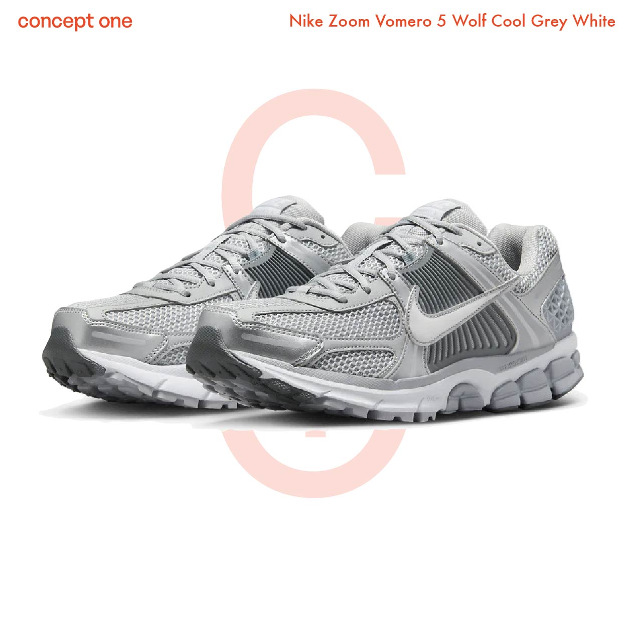 Nike Zoom Vomero 5 Wolf Cool Grey White (M)