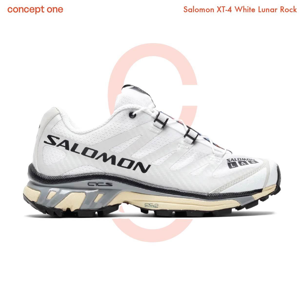 Salomon XT-4 White Lunar Rock (M)