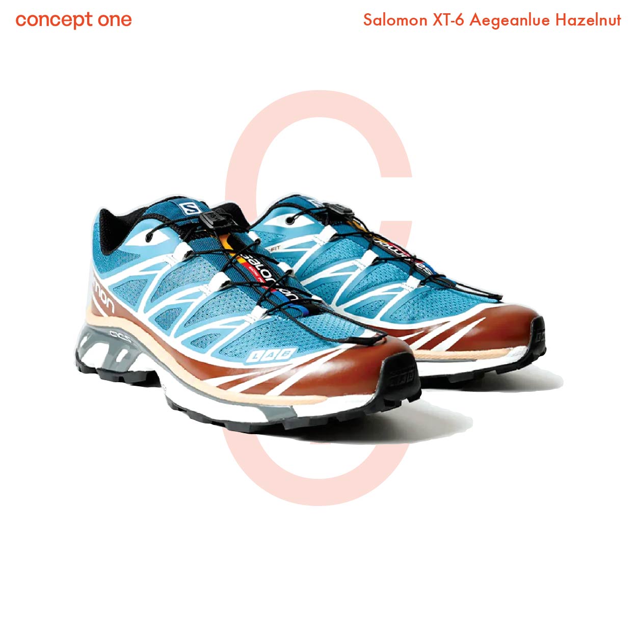 Salomon XT-6 Aegeanlue Hazelnut (M)