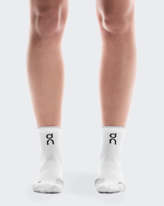 Performance Run Sock Mid White (M)
