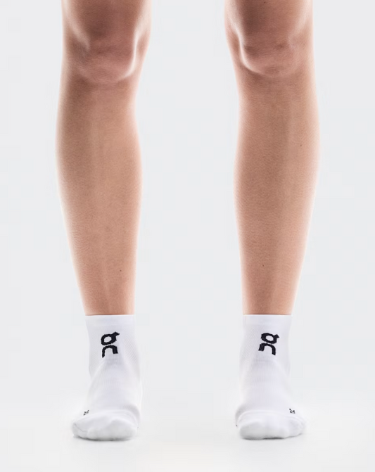 Core Run Sock Mid 2P White (M)
