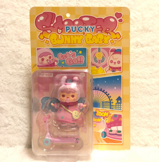 Pucky Scooter Bunny Baby Figurine