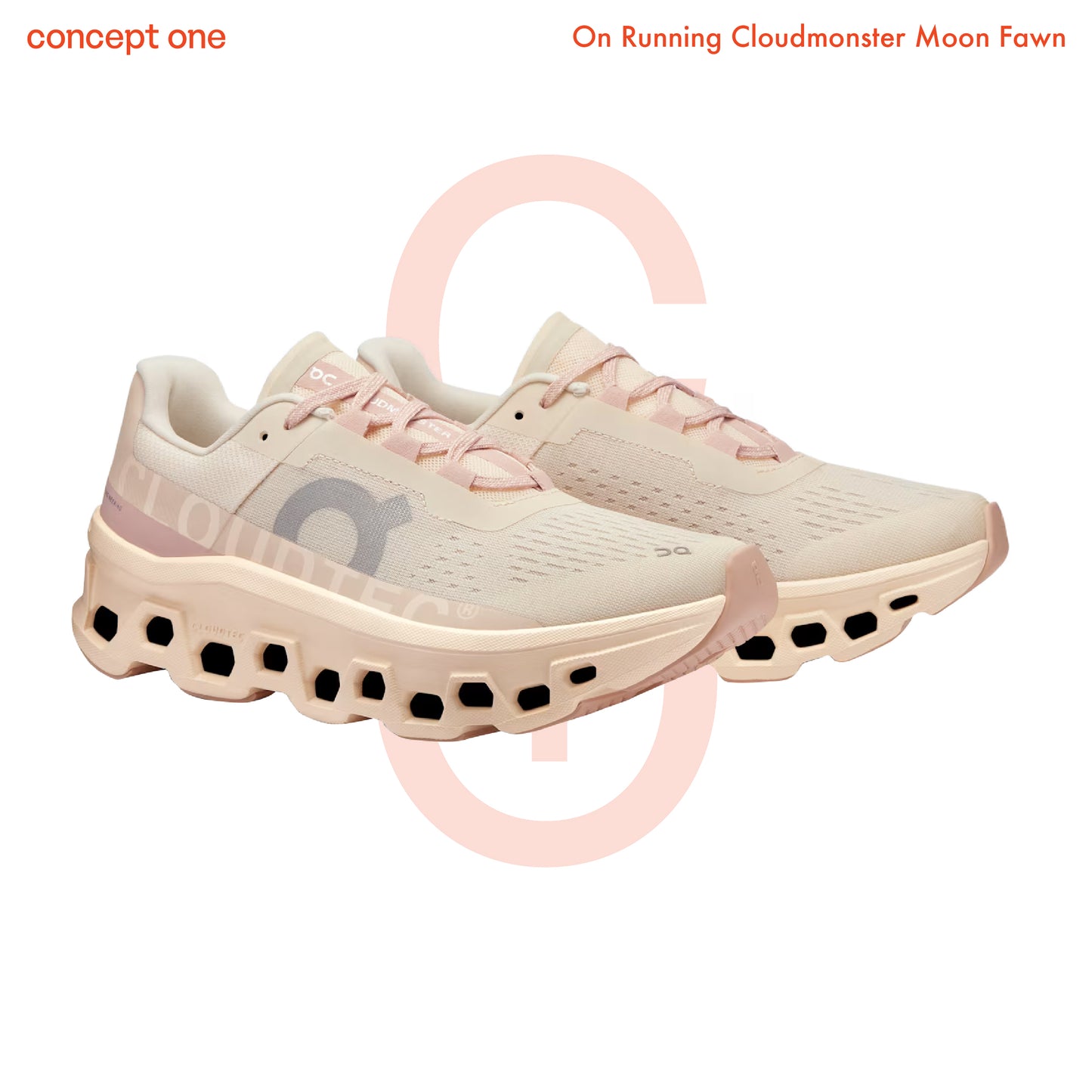 On Running Cloudmonster Moon Fawn (W)
