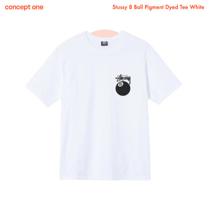 Stussy 8 Ball Pigment Dyed Tee White