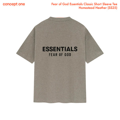 Fear of God Essentials Classic Short Sleeve Tee Homestead Heather (SS25)
