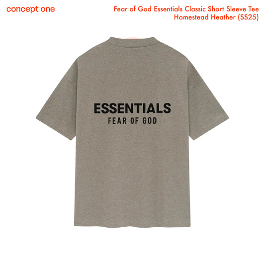 Fear of God Essentials Classic Short Sleeve Tee Homestead Heather (SS25)