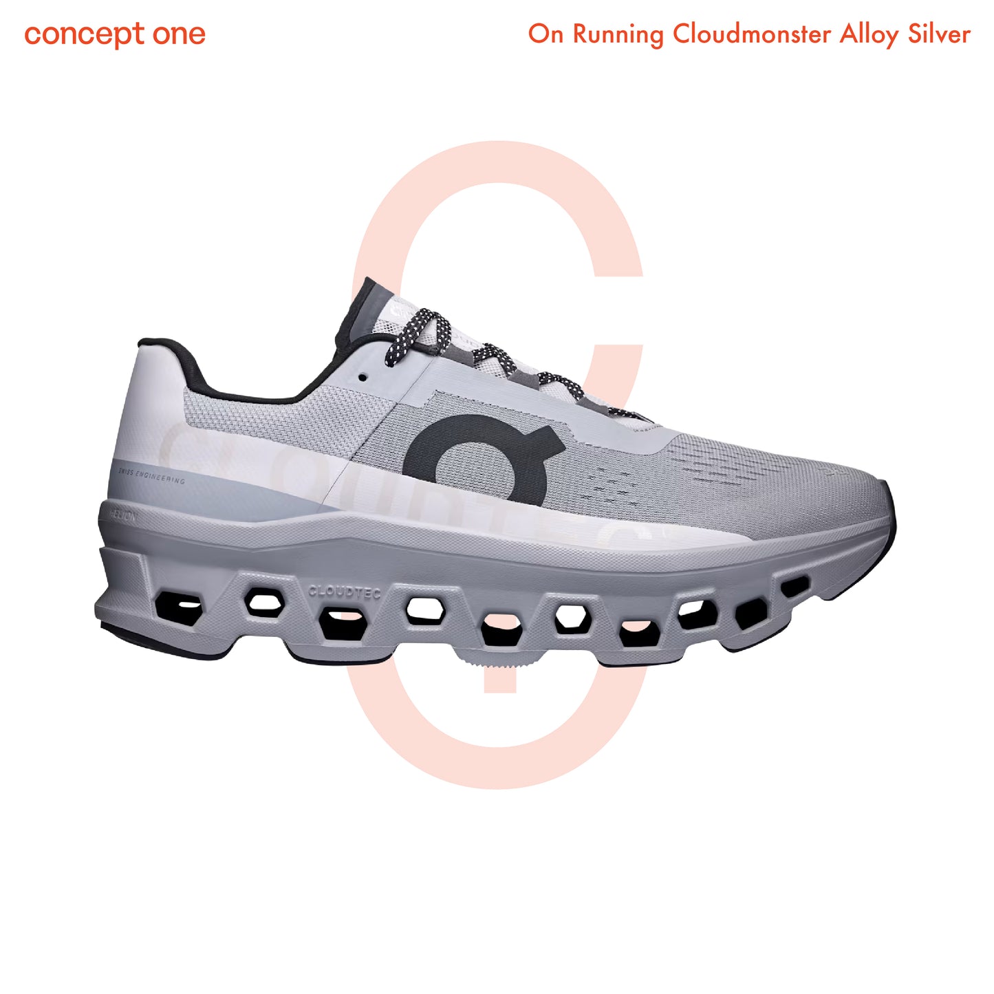 On Running Cloudmonster Alloy Silver Grey (M)