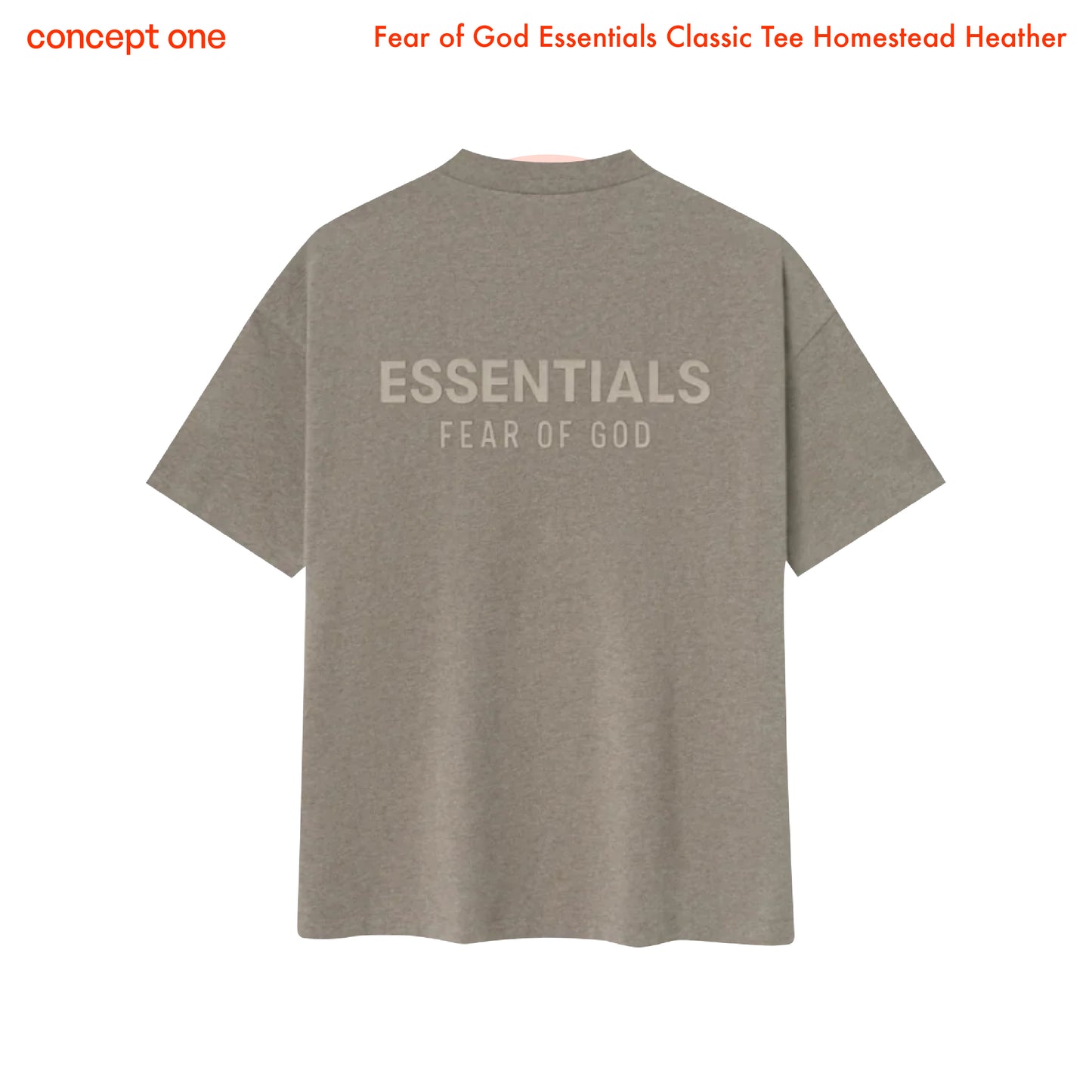 Fear of God Essentials Classic Tee Homestead Heather