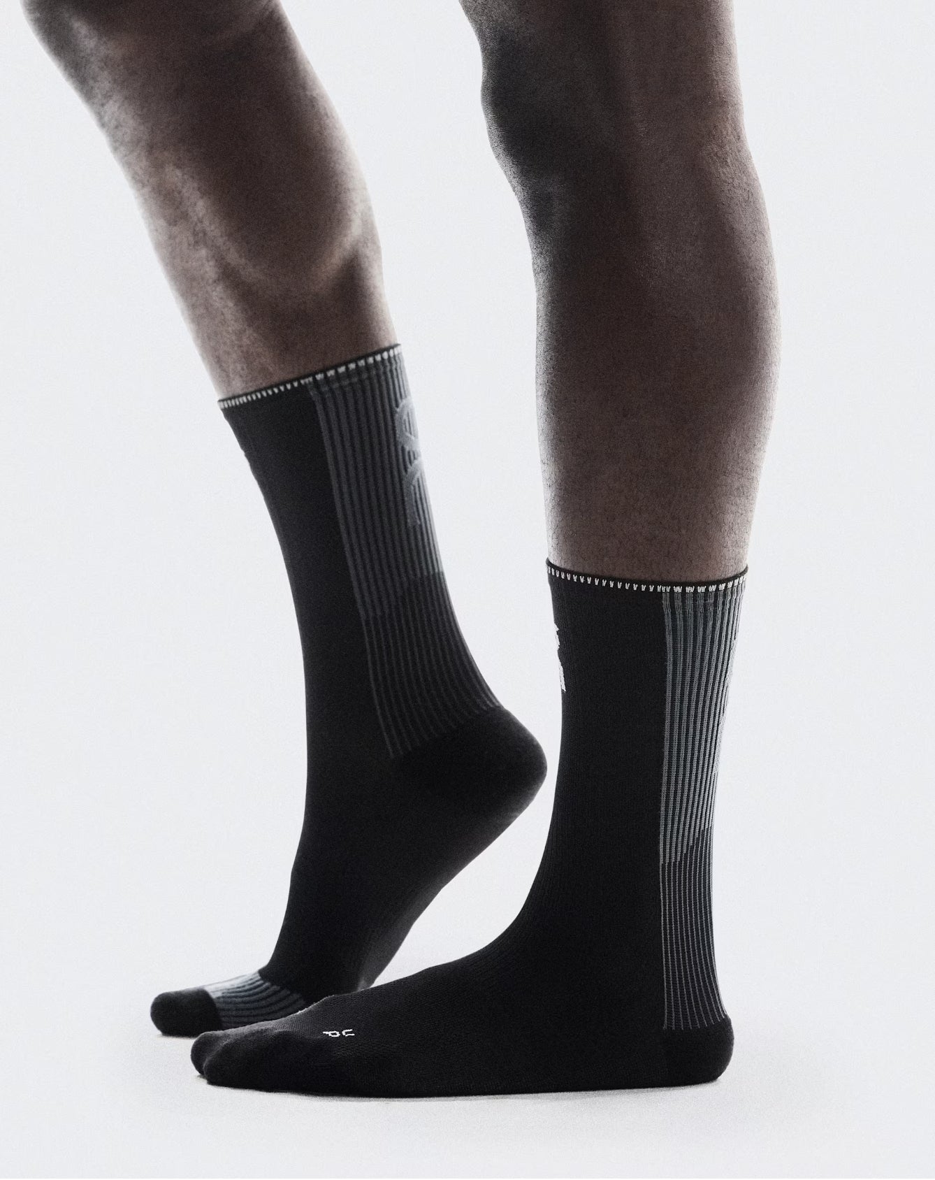 Performance Run Sock High Black (M)