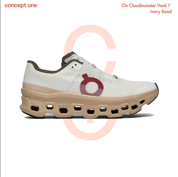 On Cloudmonster Void 1 Ivory Sand (M)