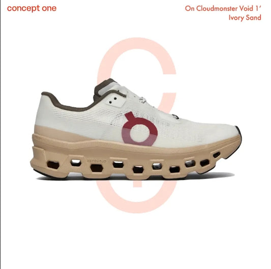 On Cloudmonster Void 1 Ivory Sand (M)