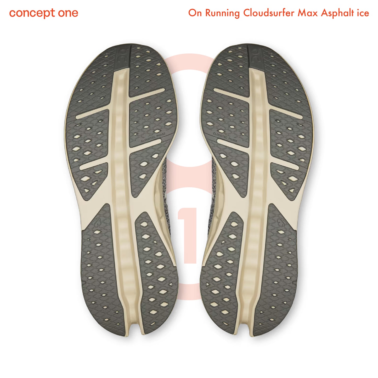 On Running Cloudsurfer Max Asphalt ice (W)