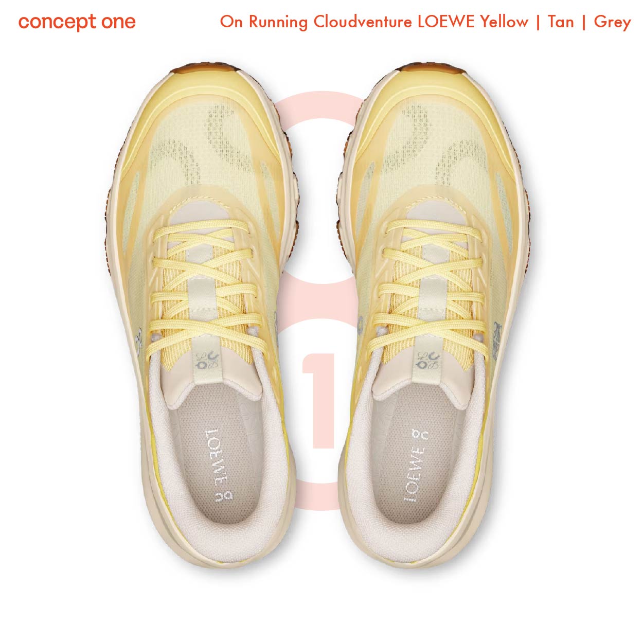 LOEWE x On Cloudventure 2.0 Yellow Tan Grey (W)